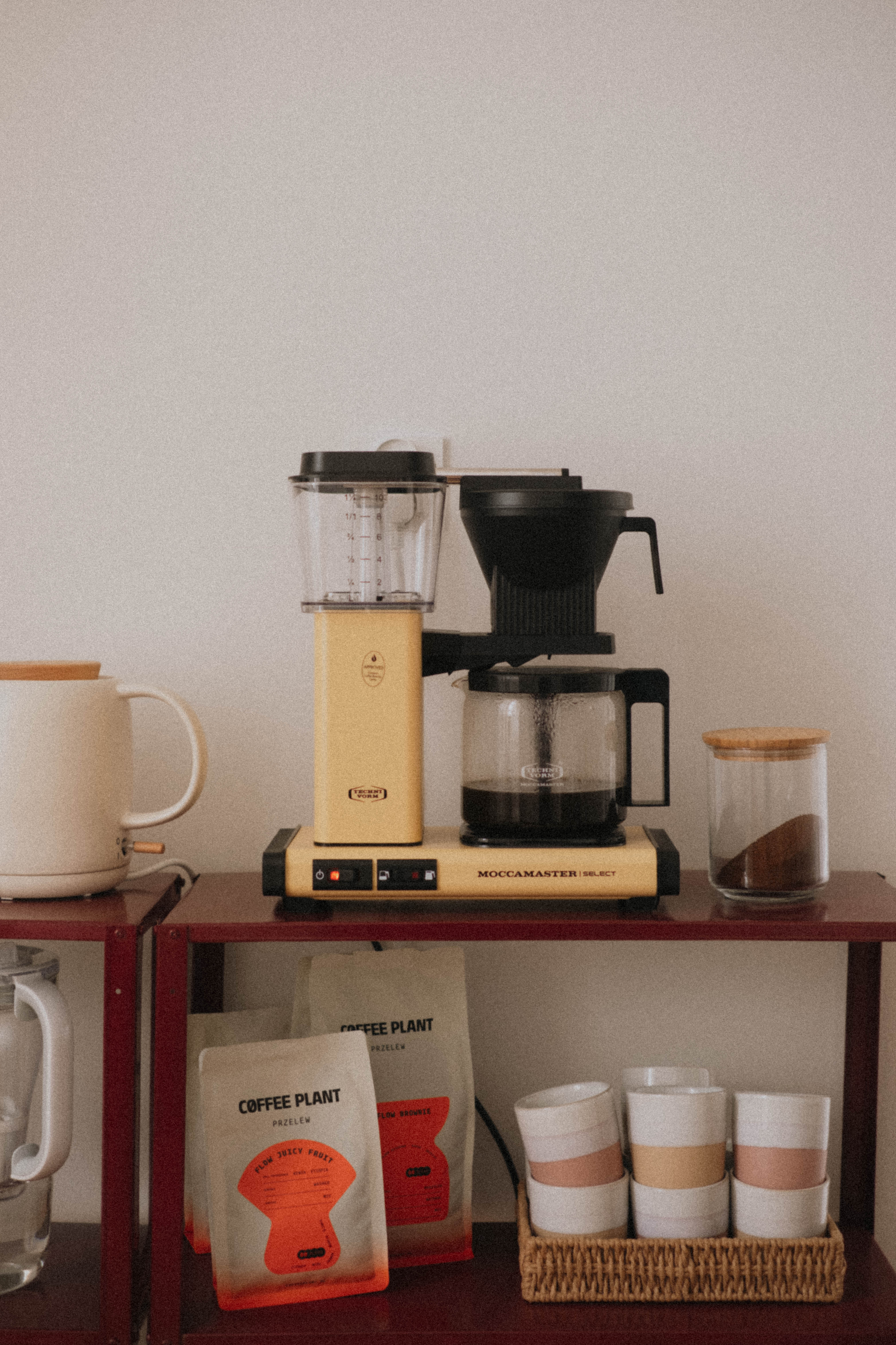 Strefa kawy i relaksu w Slowment Studio – studio jogi Szczecin