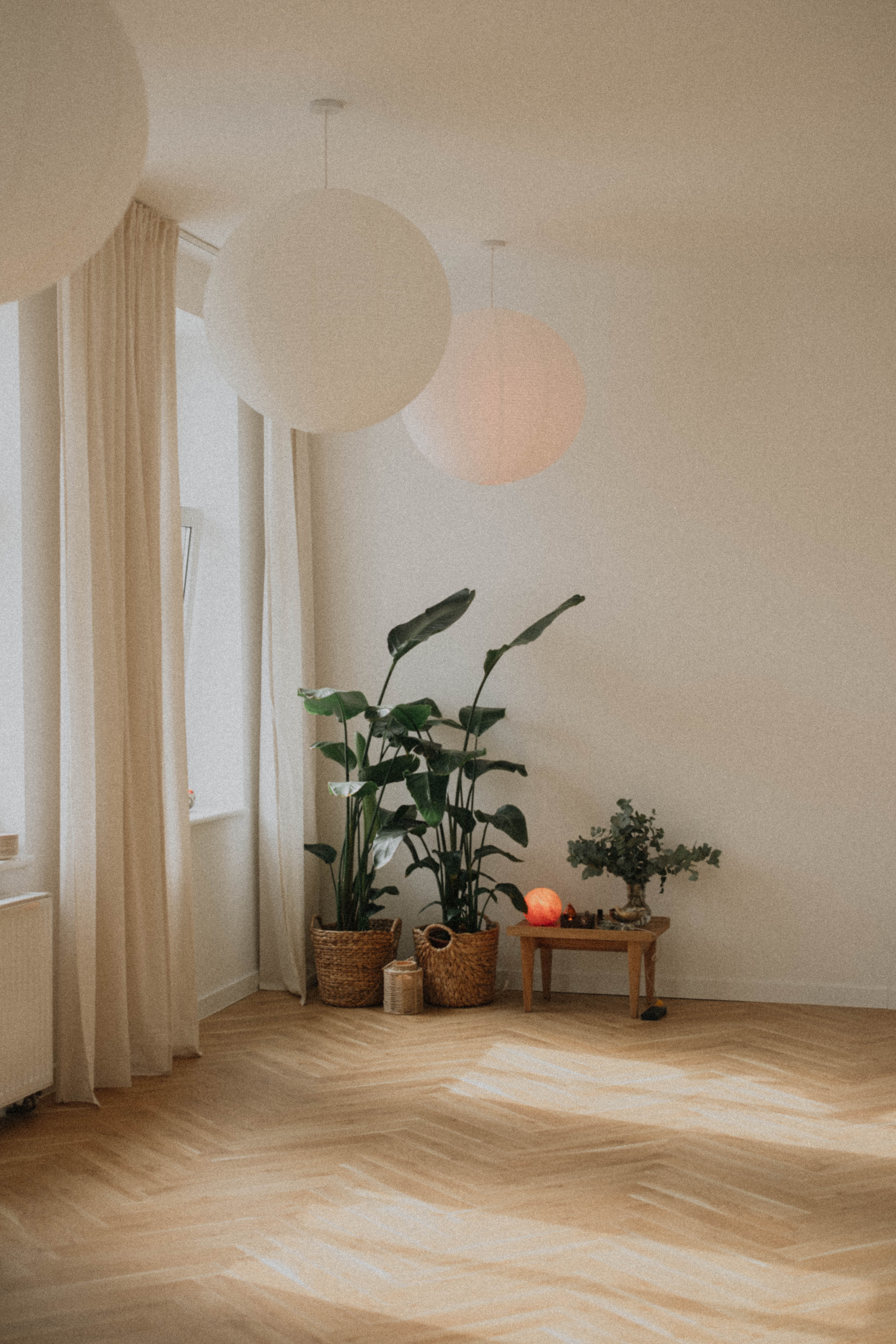 Wnętrze Slowment Studio – studio jogi i pilatesu w Szczecinie